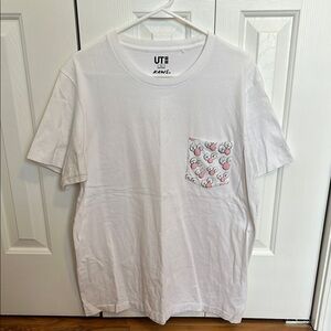 Uniqlo x KAWS White Graphic Pocket T-Shirt